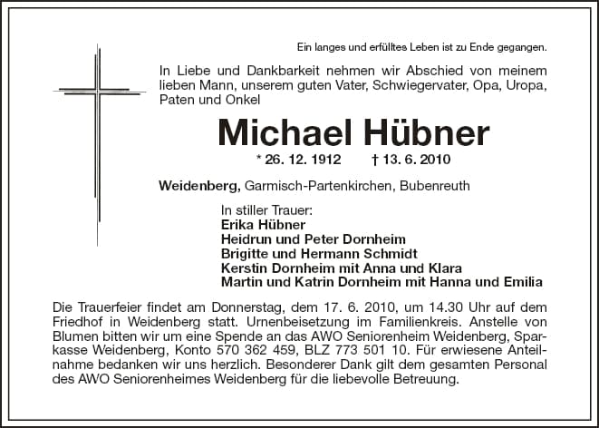 Herr Michael Hübner