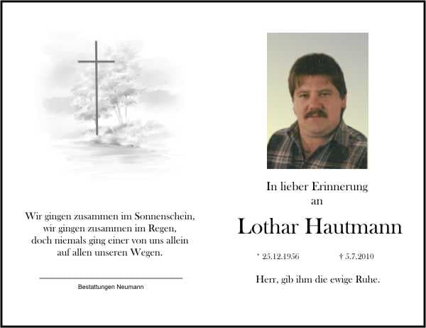 Herr Lothar Hautmann