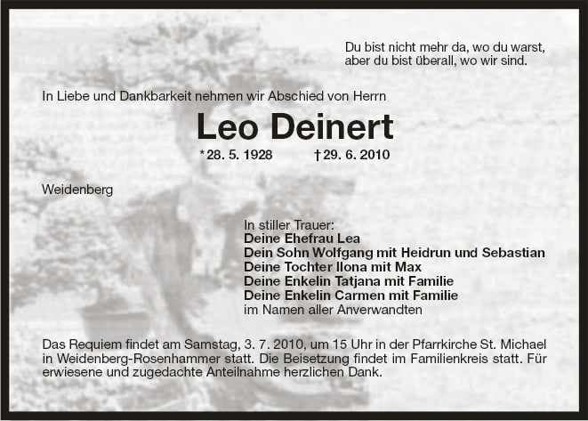 Herr Leo Deinert
