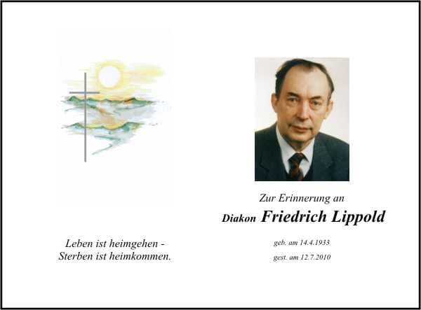 Herr Friedrich Lippold