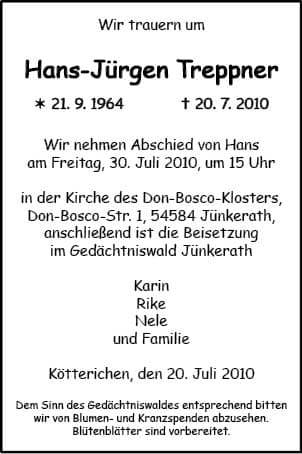 Herr Hans-Jürgen Treppner