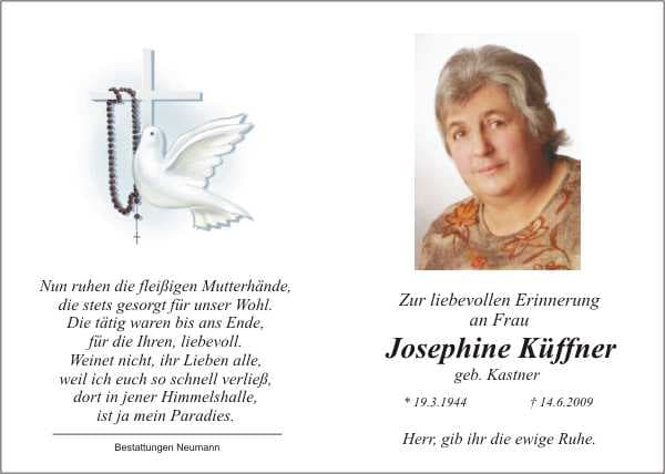 Frau Josephine Küffner