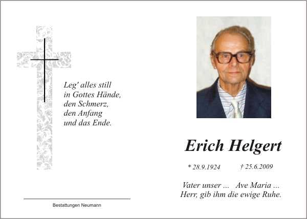 Herr Erich Helgert