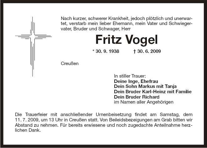Herr Fritz Vogel