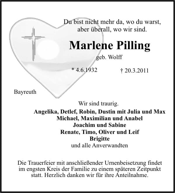 Frau Marlene Pilling
