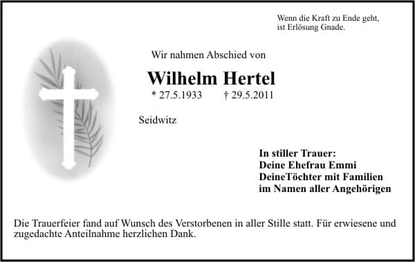 Herr Wilhelm Hertel