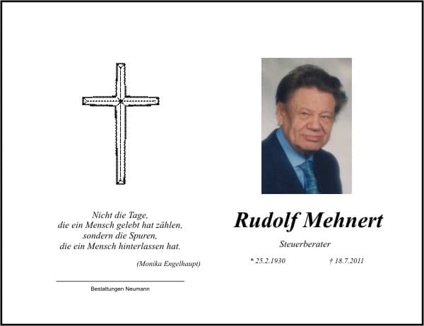 Herr Rudolf Mehnert