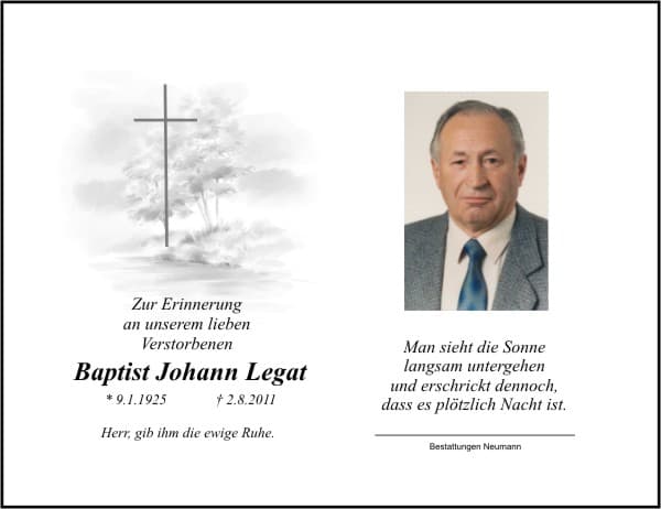 Herr Baptist Legat