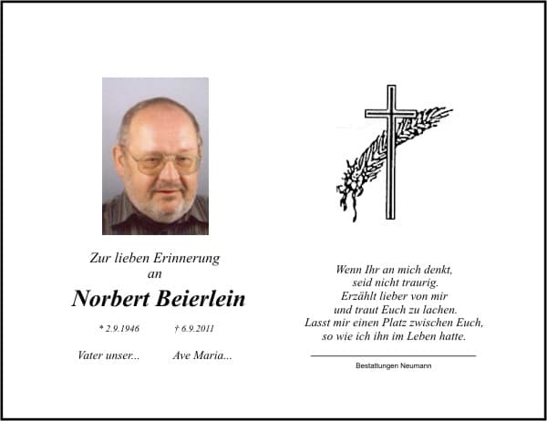 Herr Norbert Beierlein