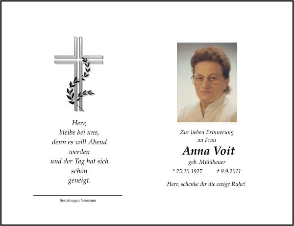 Frau Anna Voit