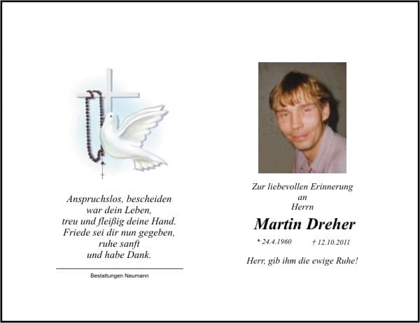 Herr Martin Dreher