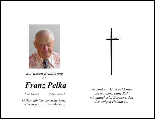 Herr Franz Pelka