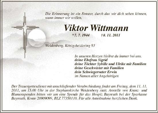 Herr Viktor Wittmann