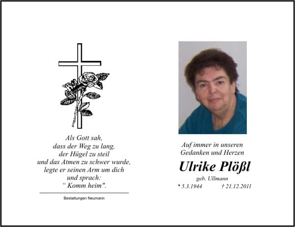 Frau Ulrike Plößl