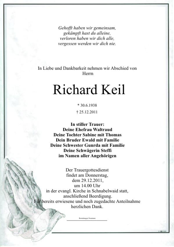 Herr Richard Keil