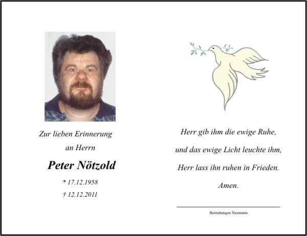 Herr Peter Nötzold