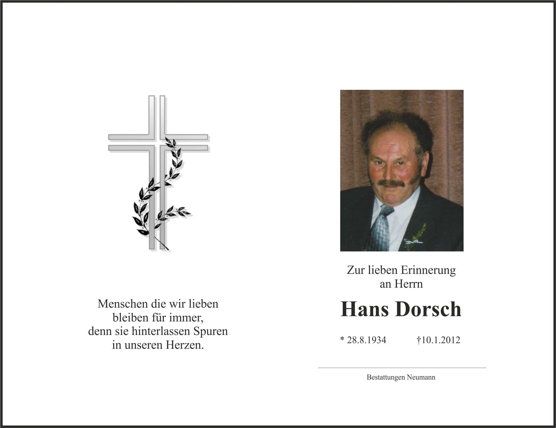 Herr Johann Dorsch