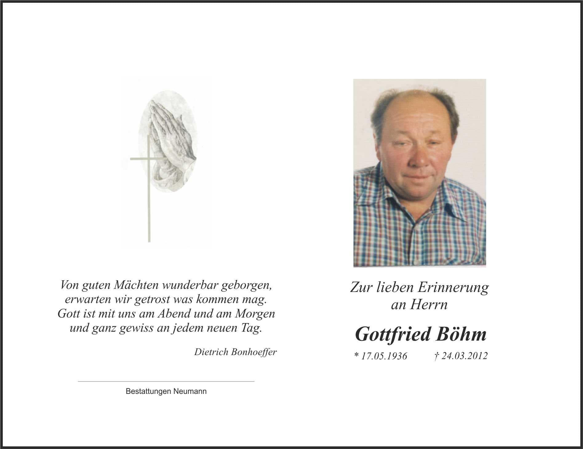 Herr Gottfried Böhm