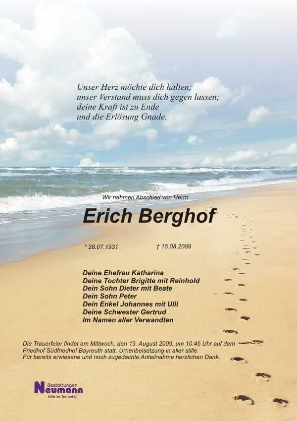 Herr Erich Berghof