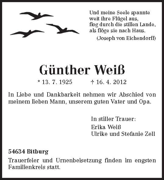 Herr Günther Weiß