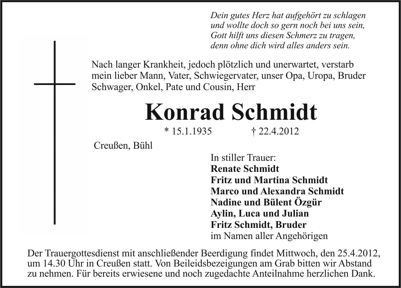 Herr Konrad Schmidt