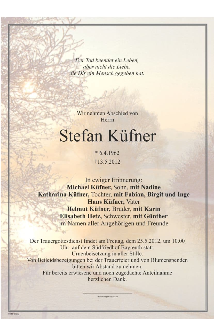 Herr Stefan Küfner
