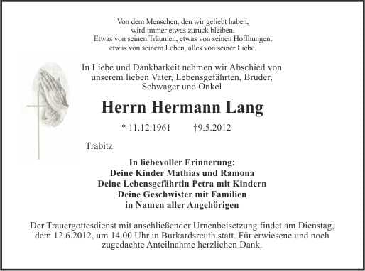 Herr Hermann Lang