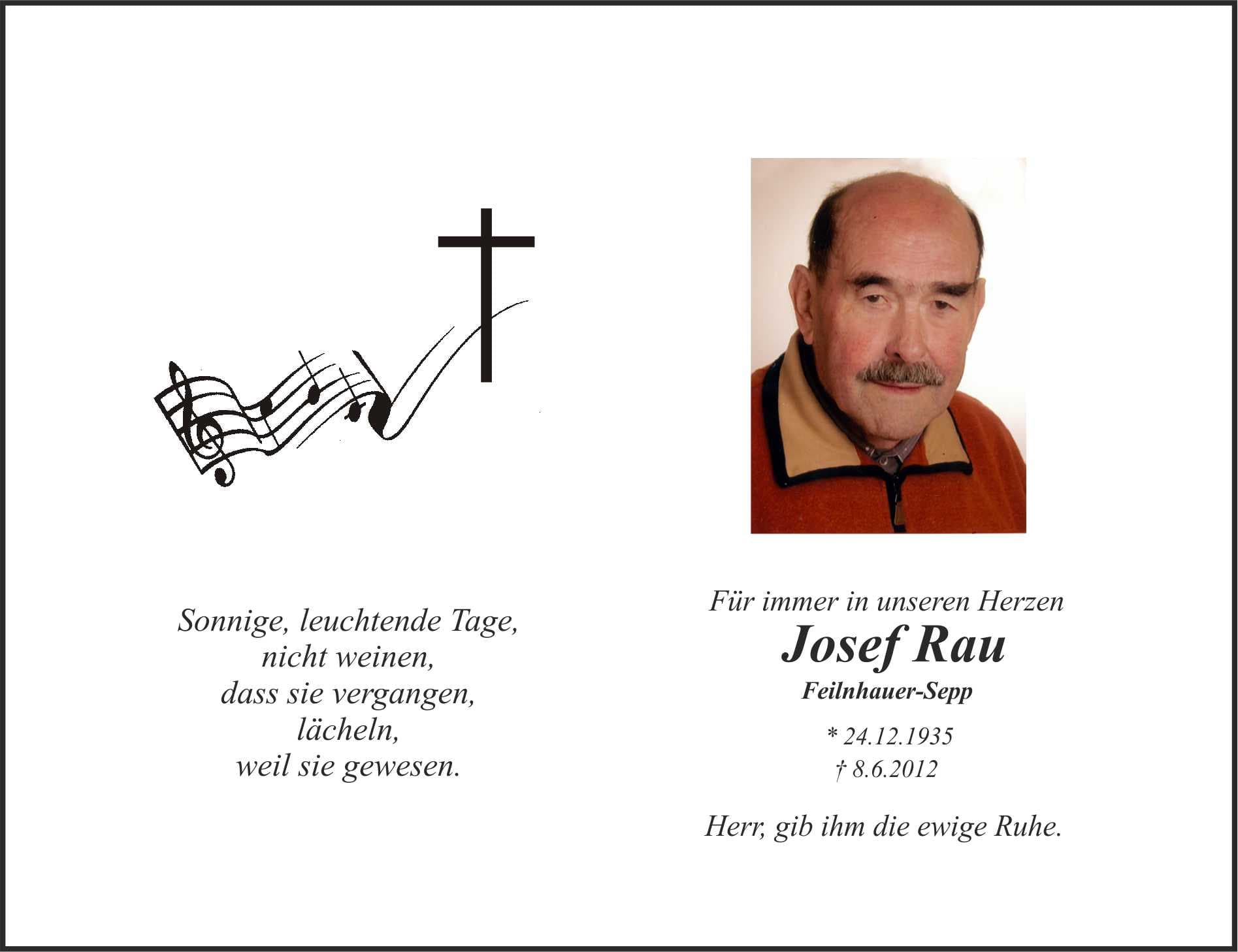 Herr Josef Rau