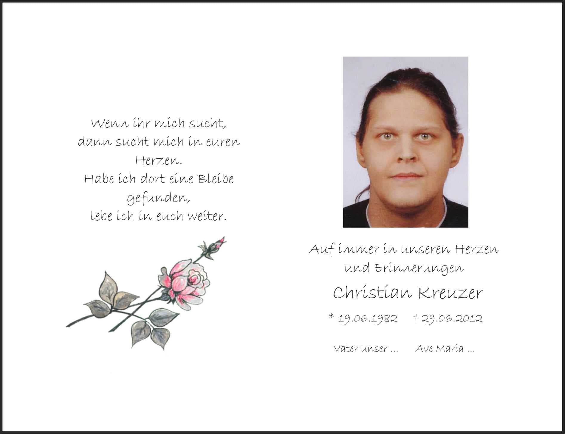 Herr Christian Kreuzer