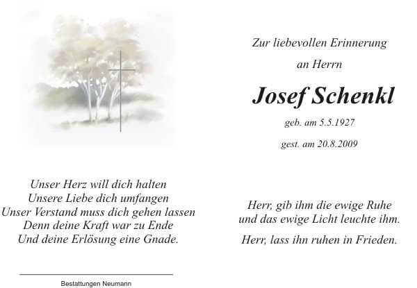 Herr Josef Schenkl