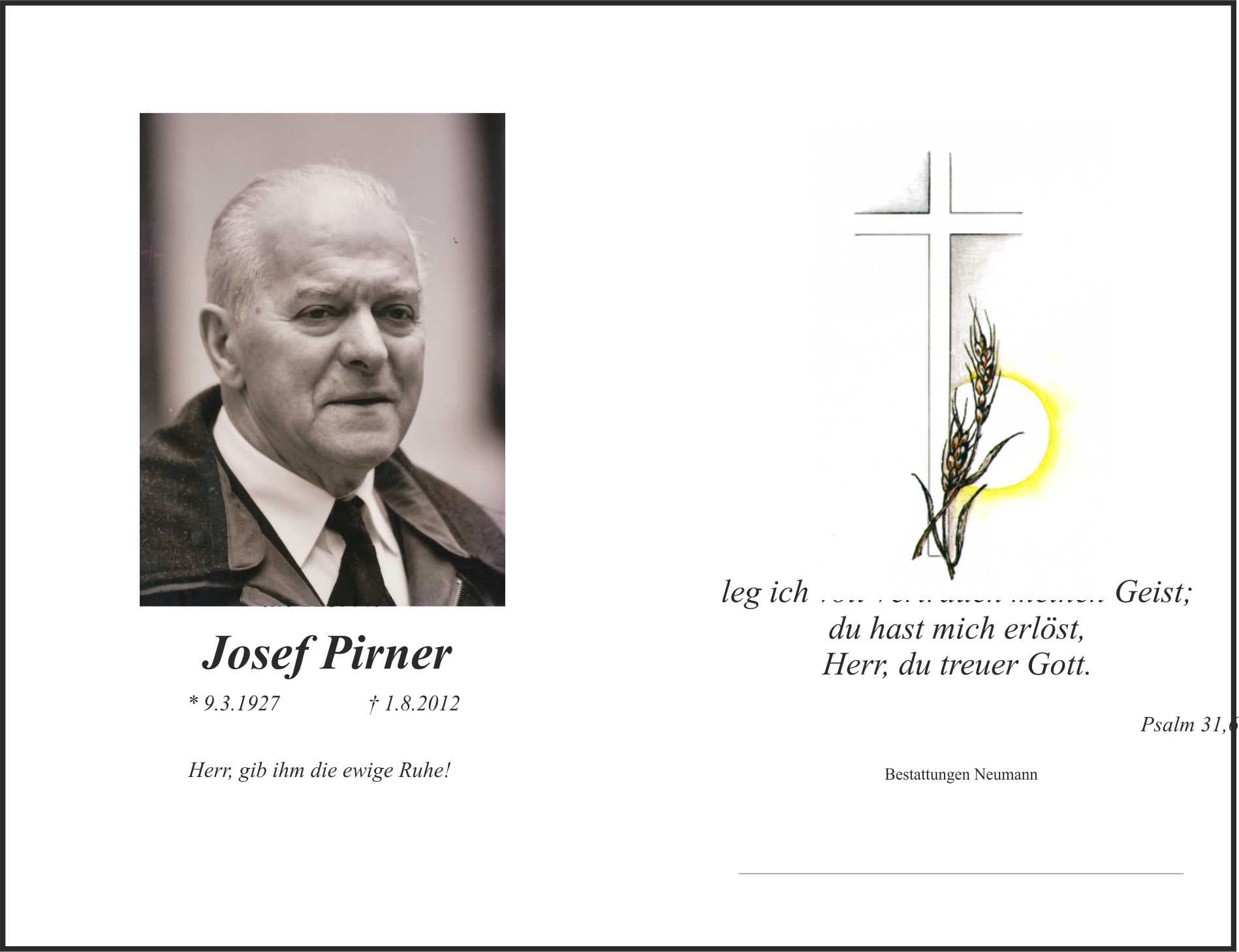 Herr Josef Pirner