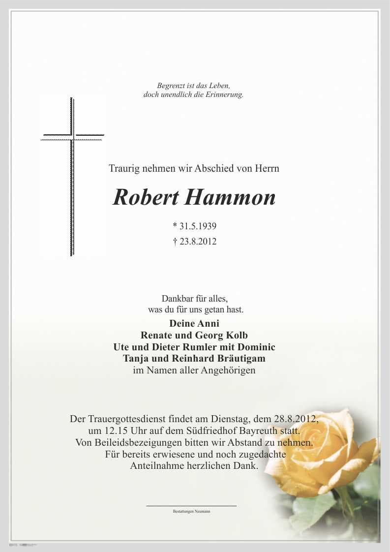 Herr Robert Hammon