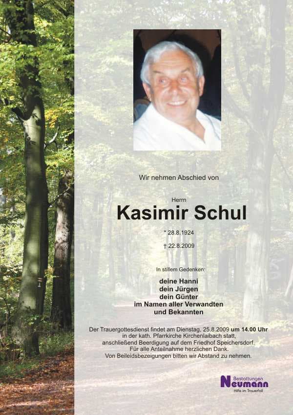 Herr Kasimir Schul