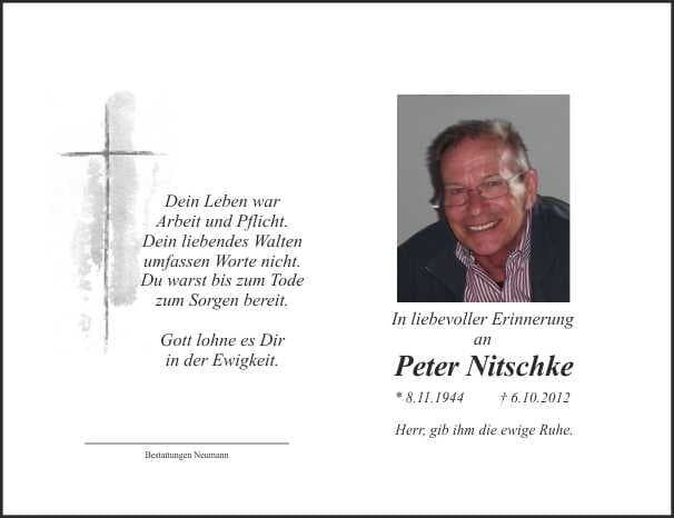 Herr Peter Nitschke