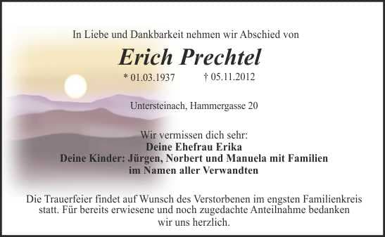 Herr Erich Prechtel