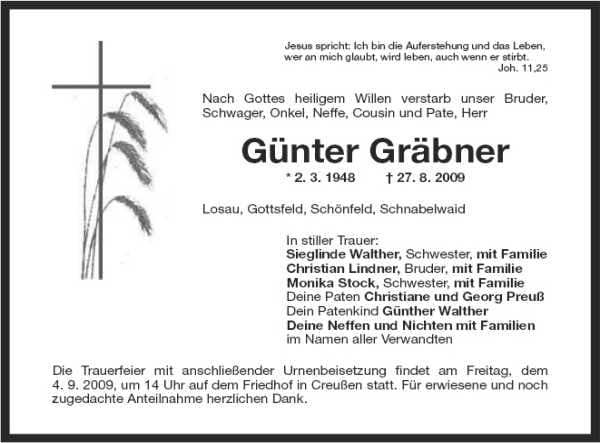 Herr Günter Gräbner