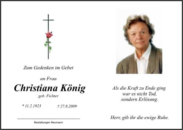Frau Christiana König