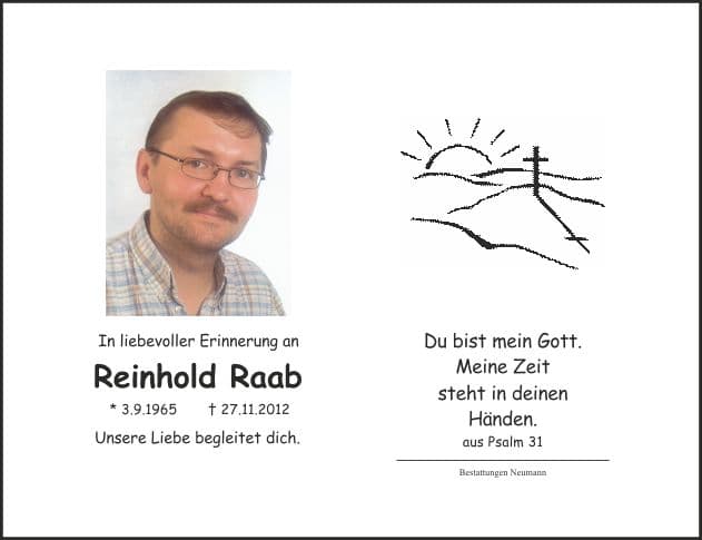Herr Reinhold Raab