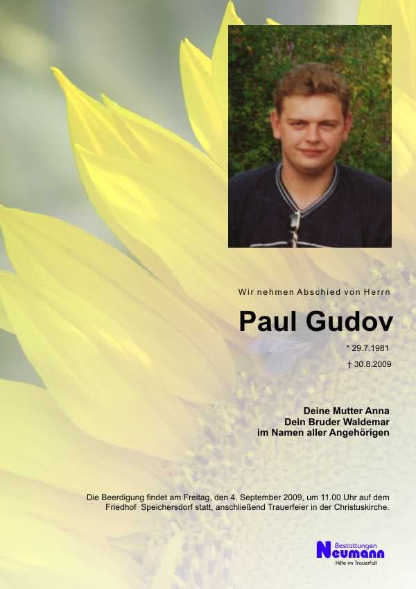 Herr Paul Gudov