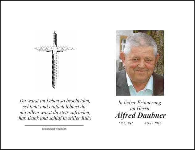 Herr Alfred Daubner