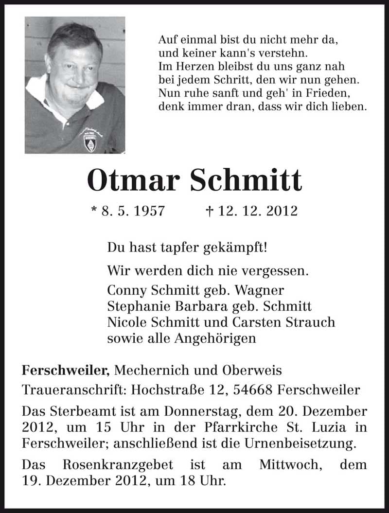 Herr Otmar Schmitt