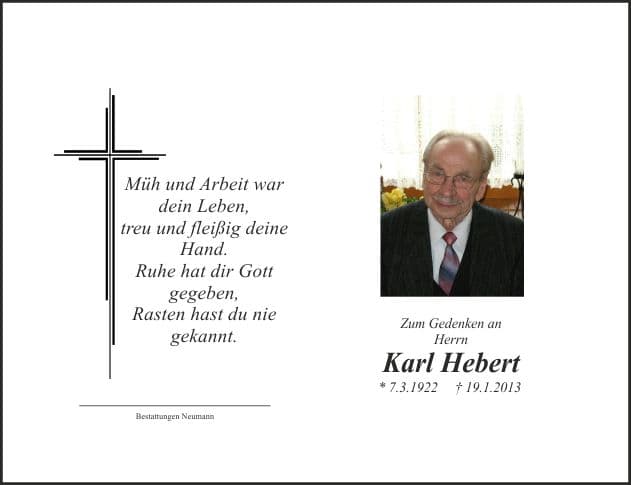Herr Karl Hebert