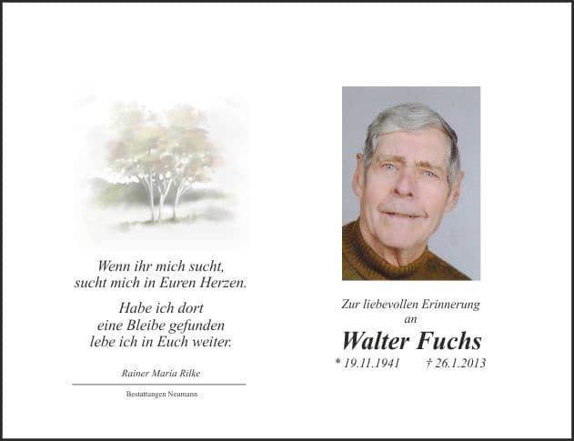 Herr Walter Fuchs