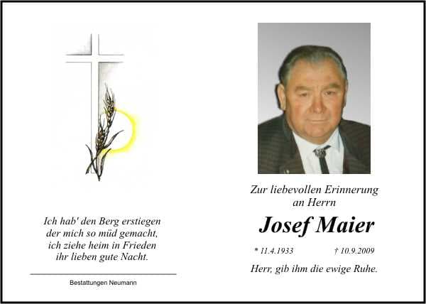 Herr Josef Maier