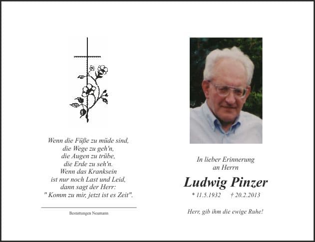 Herr Ludwig Pinzer