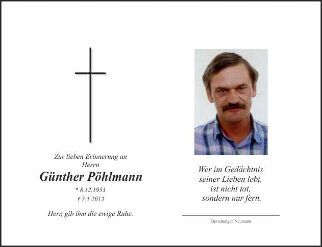 Herr Günther Pöhlmann