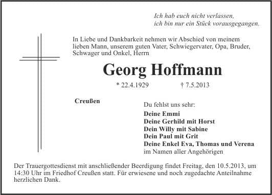 Herr Georg Hoffmann