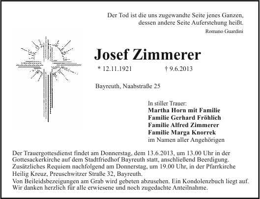 Herr Josef Zimmerer