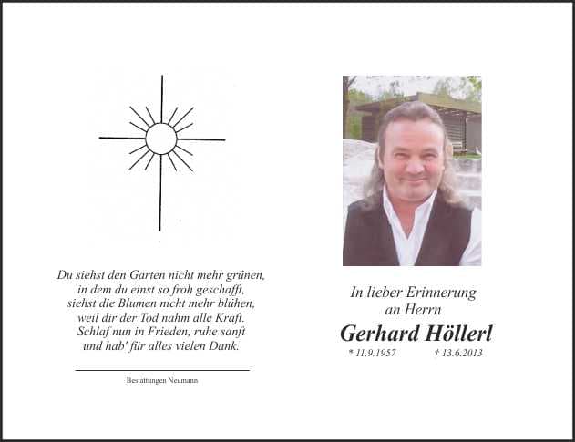 Herr Gerhard Höllerl