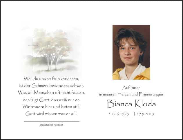 Frau Bianca Kloda